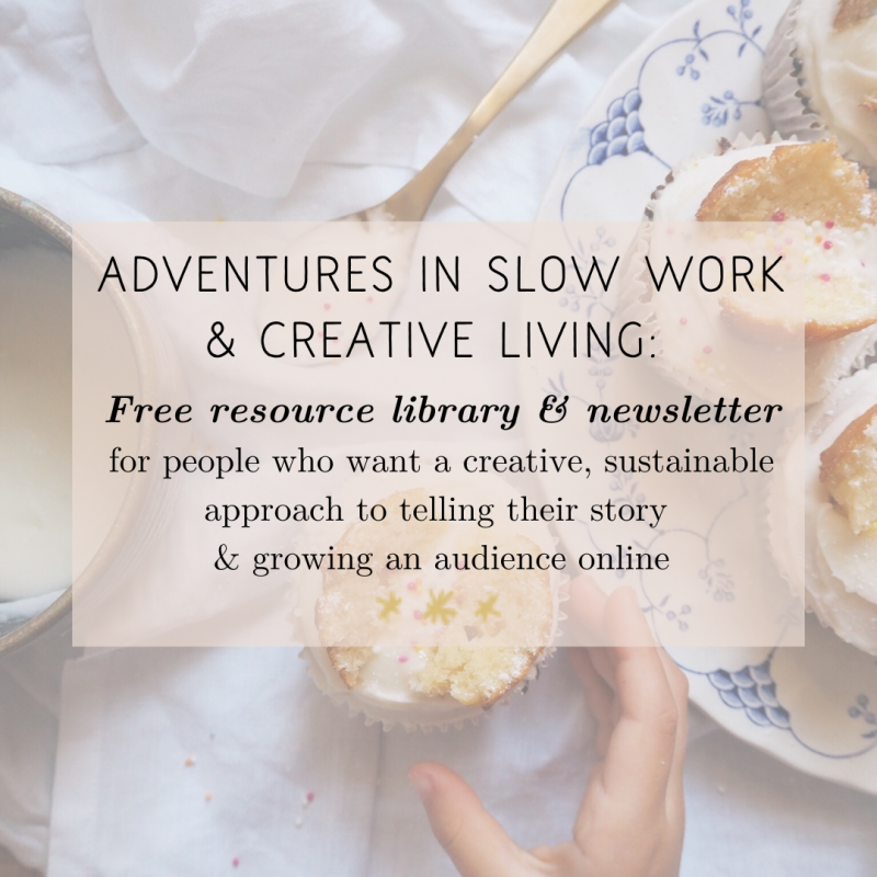 Adventures in Slow Work & Creative Living: Free Resource Library